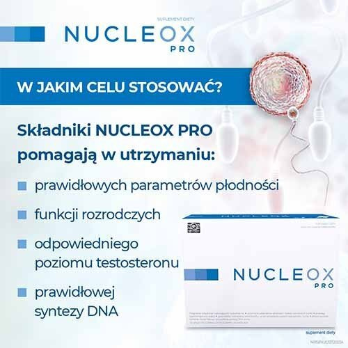 Nutro Pharma Nucleox Pro dla Mężczyzn Planujących Ojcostwo 30 Saszetek + 30 Kapsułek