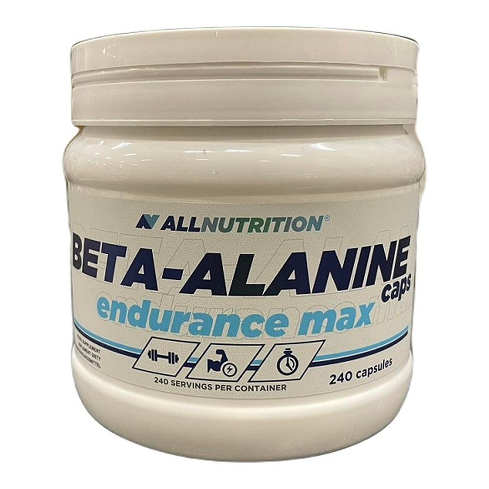 Allnutrition Beta-Alanine Endurance Max Suplement na Wytrzymałość 240 Kapsułek