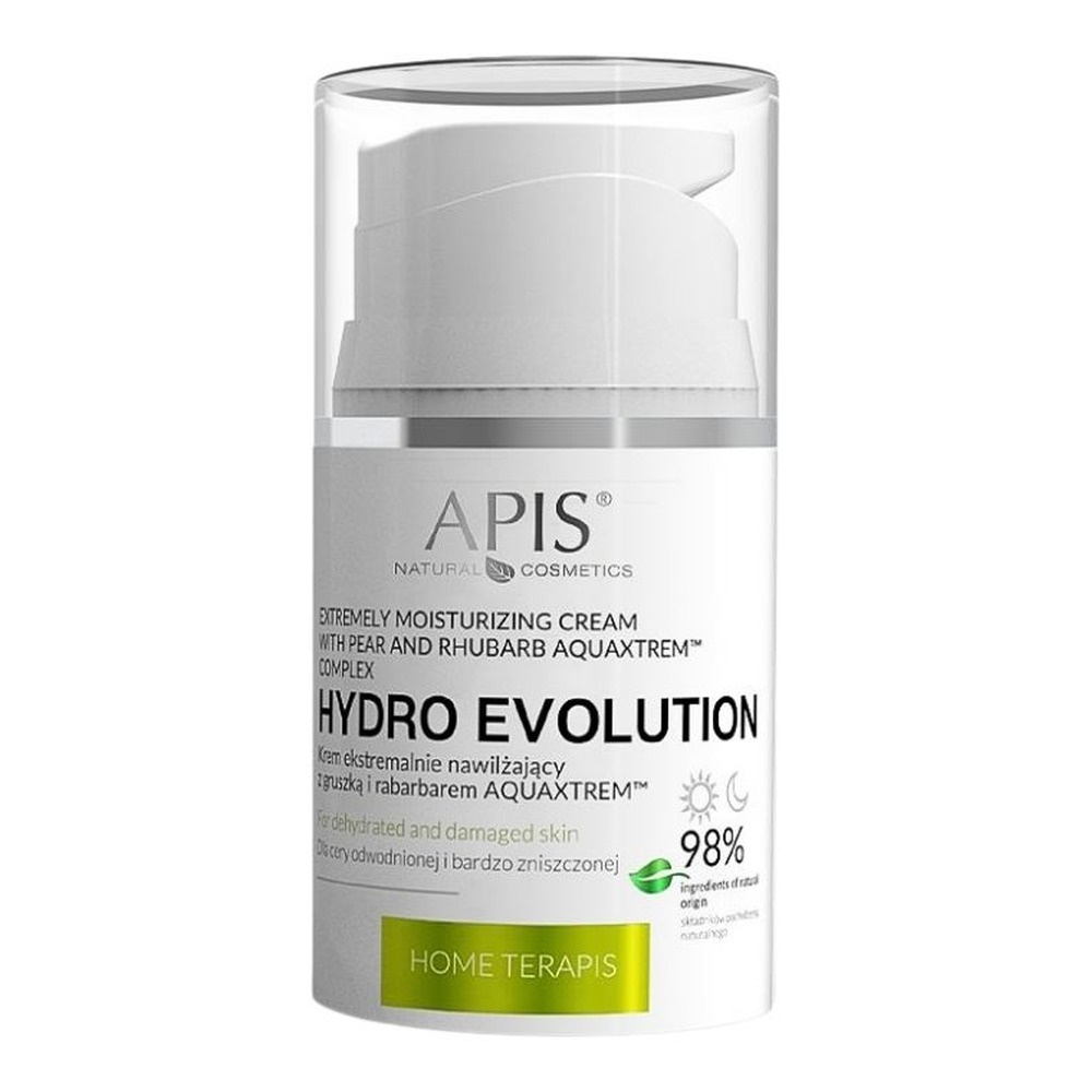 Apis Hydro Evolution Home terApis Krem Ekstremalnie Nawilżający z Gruszką i Rabarbarem Aquaxtrem™ 50ml