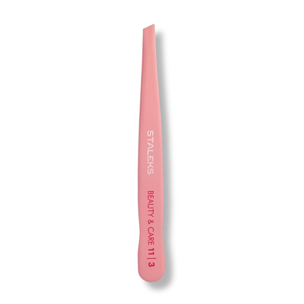 Staleks Beauty & Care 11 Type 3 Eyebrow Tweezers Wide Beveled