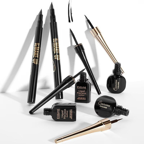 Eveline Eyeliner Celebrities Widelash Black 1 Piece