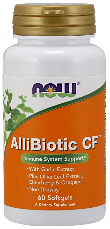 NOW Foods AlliBiotic CF Herbal Formula for Immune System Support 60 Softgels