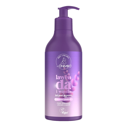 OnlyBio Body in Balance Shower Gel Lavender and Vanilla 400ml