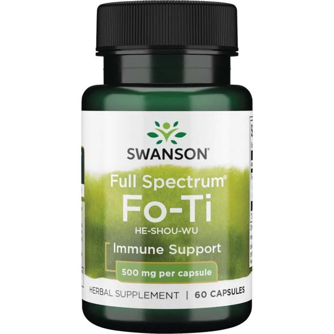 Swanson Full Spectrum Fo-Ti, 500mg - 60 caps