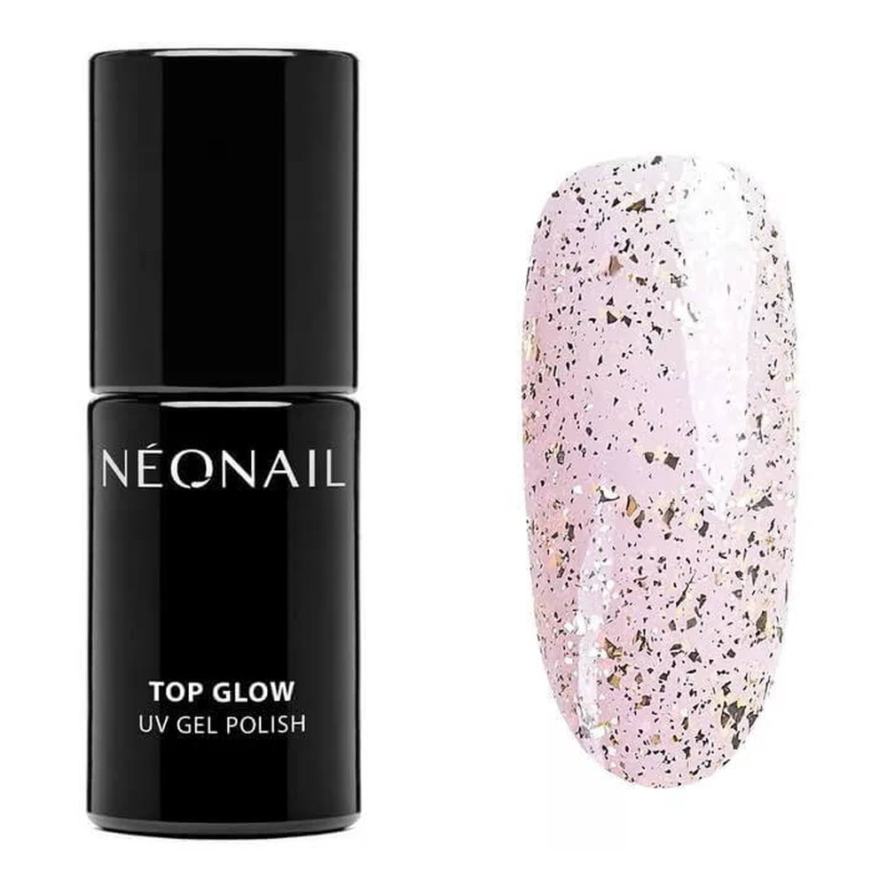 NeoNail UV/LED Soak Off Top Glow Gold Flakes 7.2ml