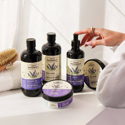 Green Pharmacy Lavender and Linseed Oil Body Butter 200ml Best Before 18.09.026