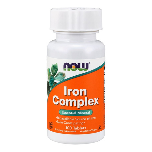 Now Foods Iron Complex 100 Tablets