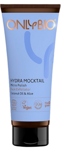 OnlyBio Hydra Mocktail Smoothing Fine-Grained Peeling with Coconut Oil and Aloe for Dry Skin 75ml