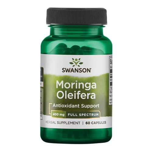 Swanson Moringa Oleifera 400mg Wspomaga Trawienie 60 Kapsułek
