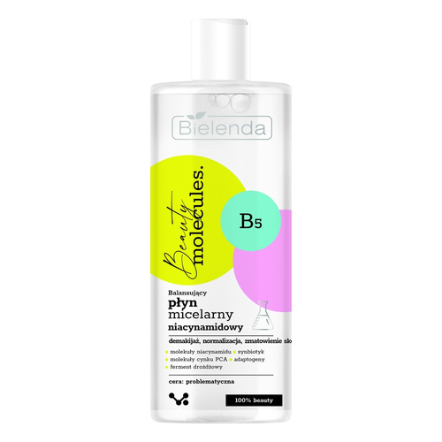 Bielenda Beauty Molecules Balancing Niacinamide Micellar Liquid for Problematic Skin 500ml