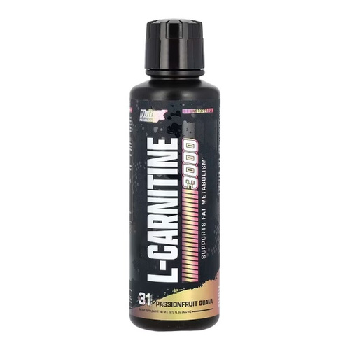 Nutrex L-Carnitine 3000 Liquid L-Carnitine for Metabolism Support Passionfruit Guava 465ml