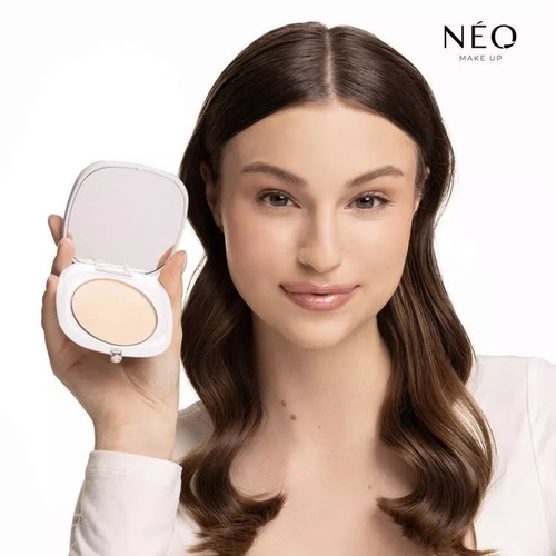 Neo Makeup Intense Serum SPF 30 Satynowy Puder Prasowany Transparent 10g