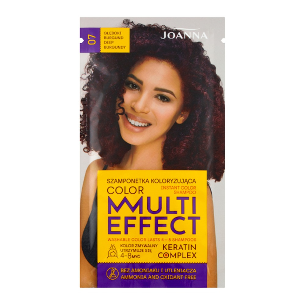 Joanna Multi Effect Szamponetka 007 Koloryzująca Głęboki Burgund 1 Sztuka