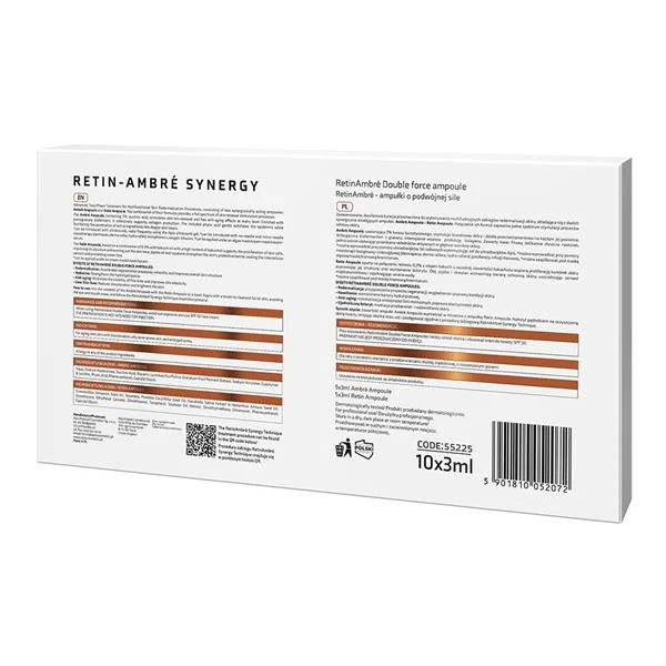 Apis Professional Retin-Ambre Synergy Double Strength Ampoules Double for Problem Skin with Discolorations 10x3ml