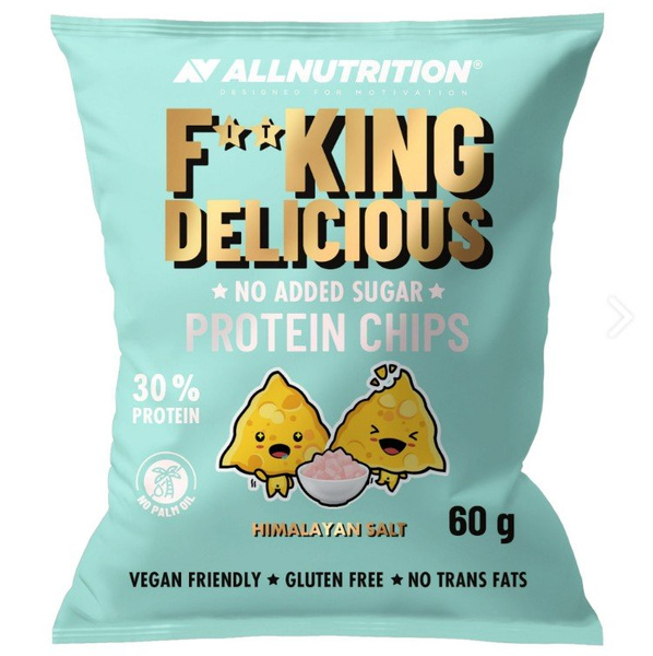 Allnutrition Fitking Delicious Protein Chips Himalayan Salt 60g