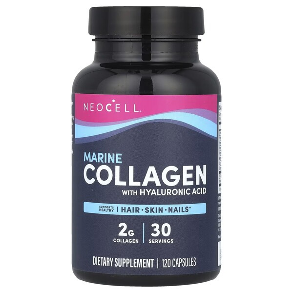 NeoCell Marine Collagen with Hyaluronic Acid for Healthy Skin 120 Capsules