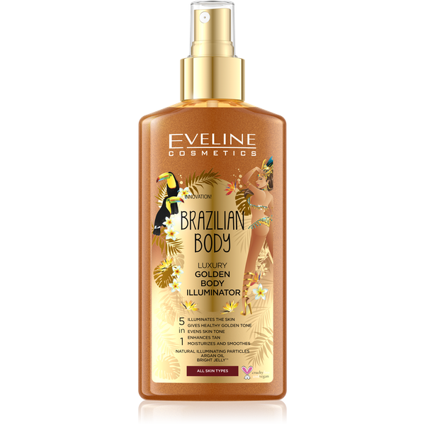 Eveline Brazilian Body Luxurious Golden Body Highlighter 150ml