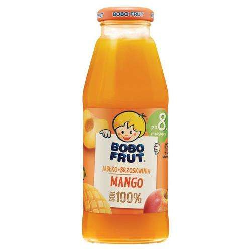 Bobo Frut Sok 100% Jabłko Brzoskwinia Mango dla Niemowląt po 8 Miesiącu 300ml