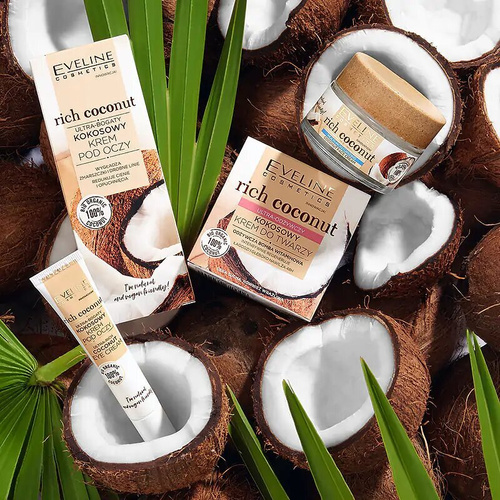Eveline Rich Coconut Ultra Nourishing Face Cream for Dry and Sensitive Skin 50ml