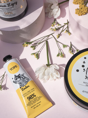 Yope Linden Flower Natural Moisturizing and Soothing Hand Cream for Dry Skin 50ml