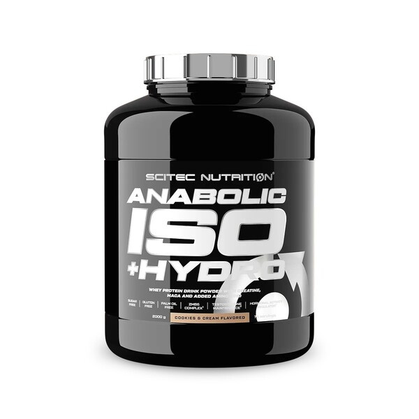 Anabolic Iso + Hydro, Cookies & Cream - 2000g