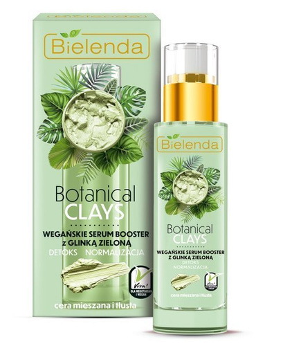 BIELENDA BOTANICAL Clays Vegańske Serum Do Twarzy Z Glinka Zieloną 30ml