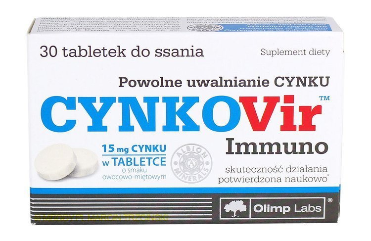 OLIMP CYNKoVir Immuno, tabletki do ssania, CYNK 30szt