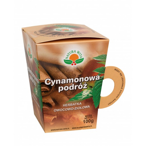 Natura-Wita Herbatka Owocowo-Ziołowa Cynamonowa Podróż 100g Best Before 30.09.26