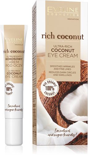 Eveline Rich Coconut Ultra Coconut Anti Wrinkle Eye Cream with Shea Butter 20ml