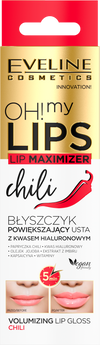 Eveline Oh My Lips Lip Maximizer Błyszczyk Powiększający Usta Papryczka Chili 4,5ml