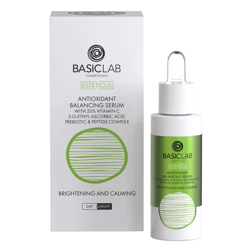 BasicLab Esteticus Antyoksydacyjne Serum Regenerujące 20% Witamina C 30ml