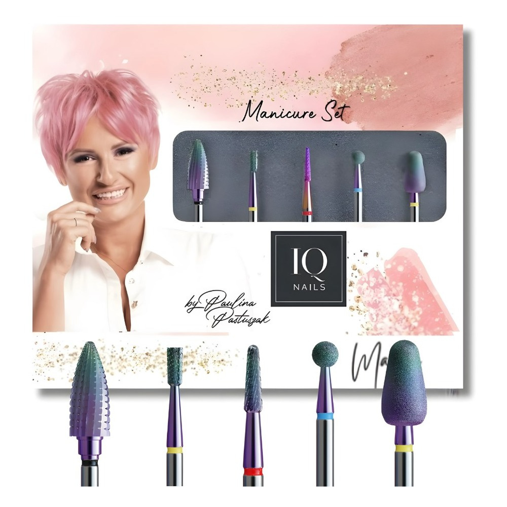 IQ Nails Magic Set Professional Manicure Kit 5 Pieces