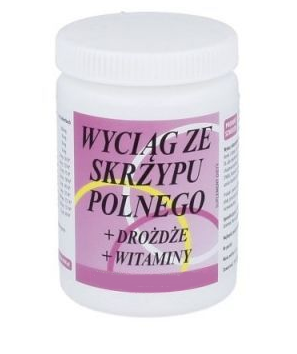 Wyciąg ze Skrzypu Polnego + drożdze + witaminy VITAMEX 100 tabletek