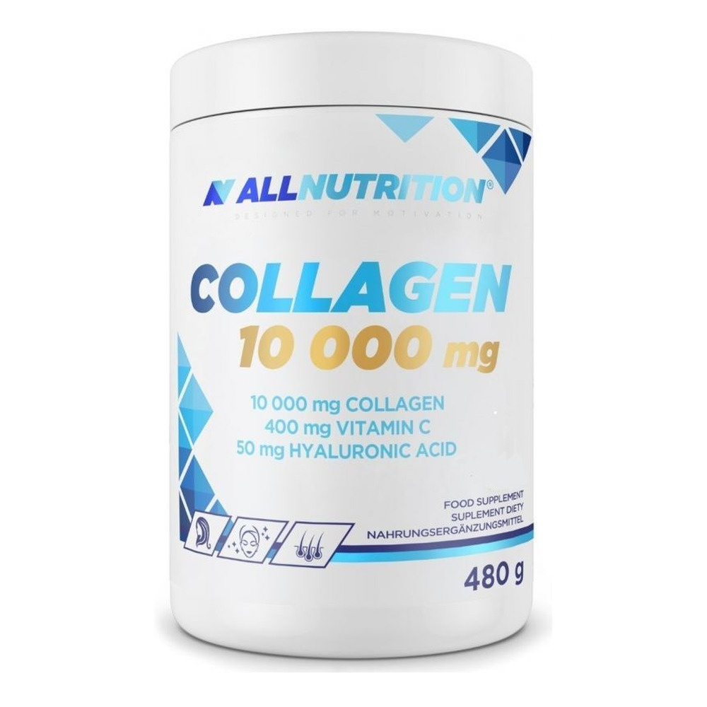 Allnutrition Collagen Hydrolizowany Kolagen z Witaminą C i Kwasem Hialuronowym Orange 480g