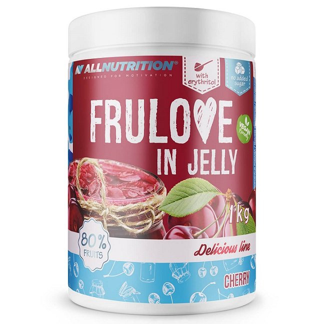 Allnutrition Frulove in Jelly Cherry a Sugar-Free Fruit Dessert 1000g