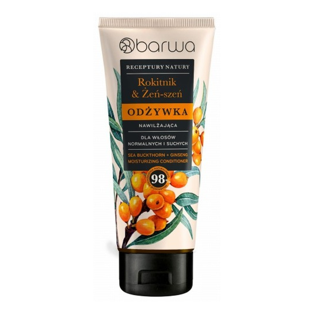 Barwa Recipes of Nature Moisturizing Conditioner Sea Buckthorn Ginseng for Normal to Dry Hair 200ml
