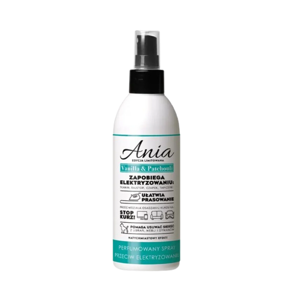 Barwa Household Ania Antyelektrostatyczny Płyn Vanilla & Patchouli 220ml