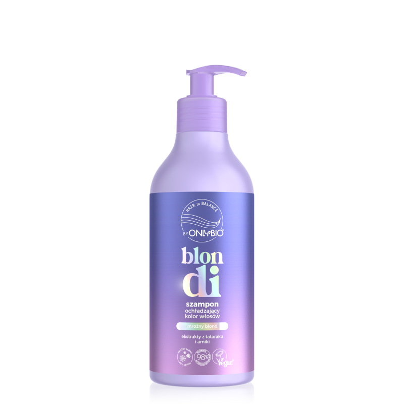 OnlyBio Hair in Balance Blondi Cooling Colour Shampoo 400ml