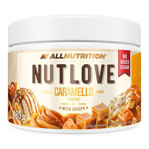 Allnutrition Nutlove Caramello z Chrupkami Krem Karmelowy 480g