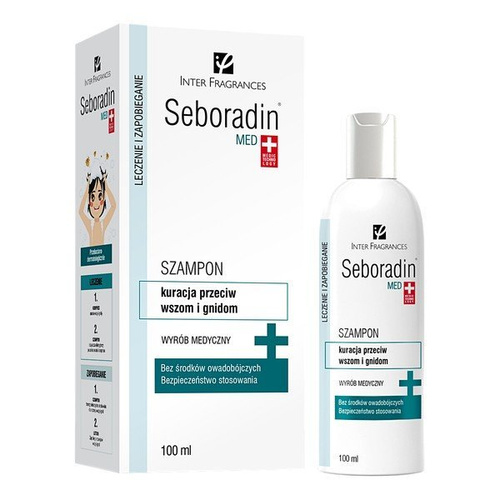 Seboradin MED, szampon przeciw wszom i gnidom, 100ml