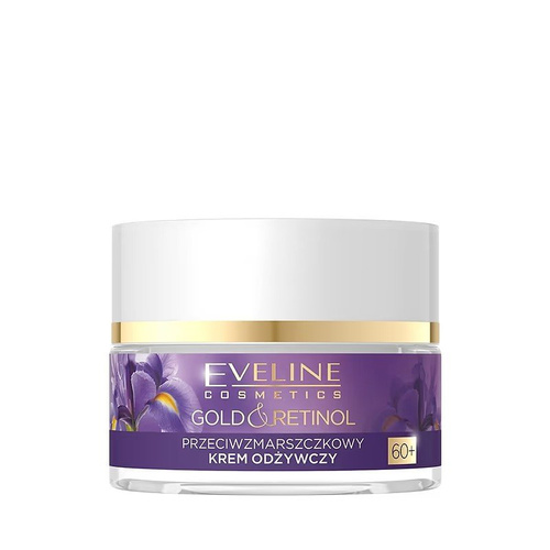 Eveline Gold & Retinol Anti-Wrinkle Nourishing Day and Night Cream 60+ for Sensitive Skin 50ml
