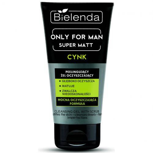 Bielenda Only for Men Super Mat Peelingujący Żel Oczyszczający 150g