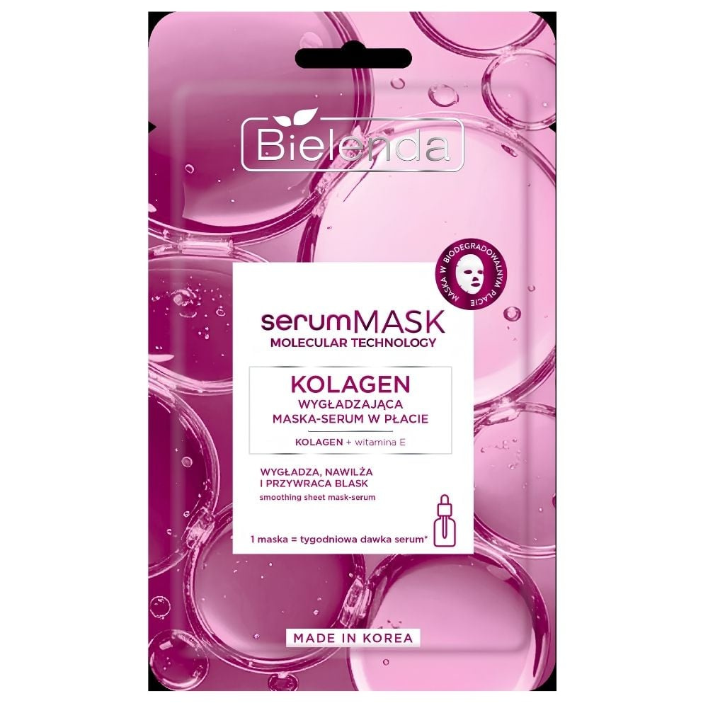 Bielenda Collagen Smoothing Sheet Mask-Serum 1pc