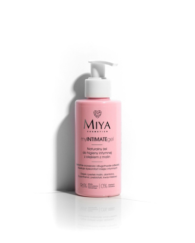 Miya myINTIMATEgel Natural Gel for Intimate Hygiene with Raspberry Oil 140ml