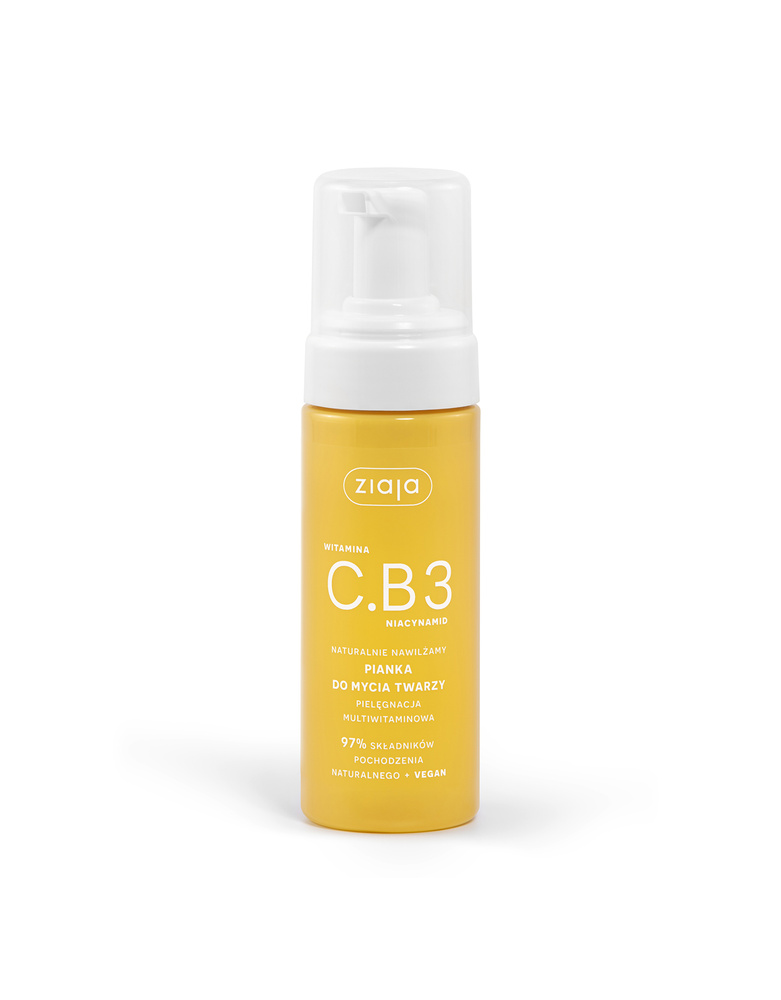 Ziaja Vitamin C.B3 Niacinamide Pianka do Mycia Twarzy 150ml