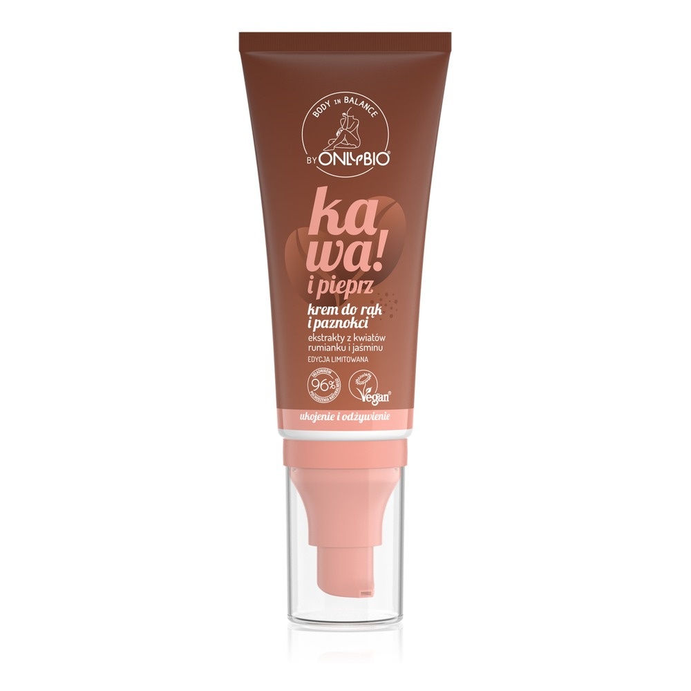 OnlyBio Body in Balance Limited Edition Krem do Rąk i Paznokci Kawa i pieprz 50ml