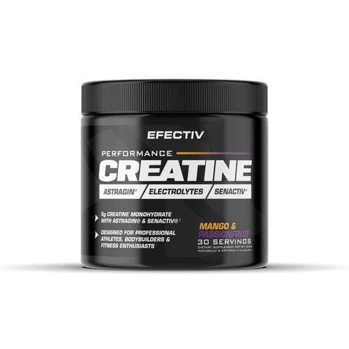 Efectiv Nutrition Performance Creatine Kreatyna w Proszku Mango i Marakuja dla Sportowców 300g