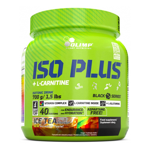 Olimp Nutrition Iso Plus Isotonic Drink Powder for Hydration and Endurance Ice Tea 700g
