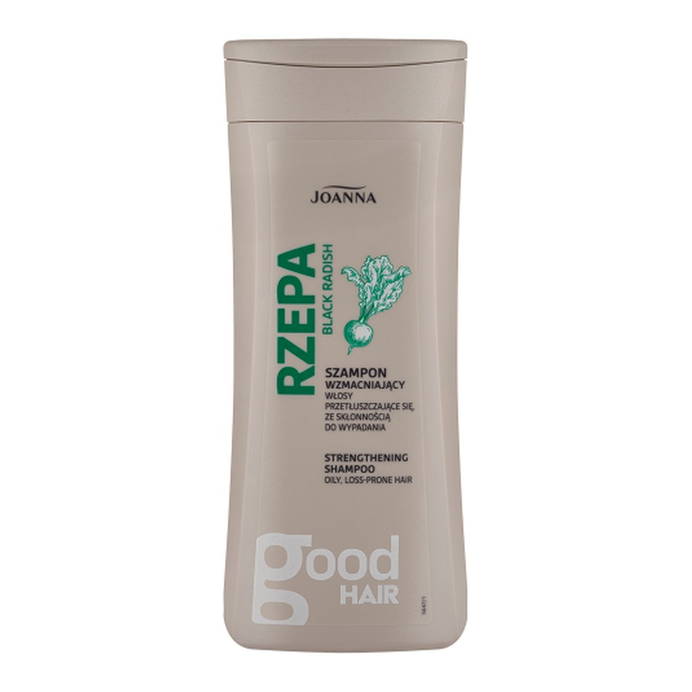 Joanna Black Radish Shampoo Strengthening Greasy and Falling Out Hair 400ml