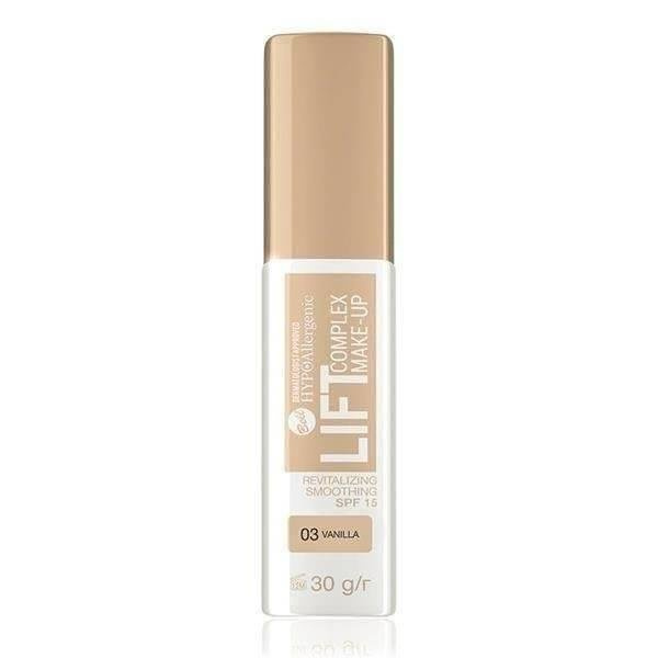 Bell HypoAllergenic Lift Complex Make-up SPF15 Hypoallergenic Lifting and Regenerating Foundation 03 Vanilla 30g 